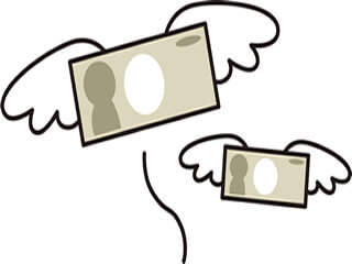 費用が掛かるイメージ